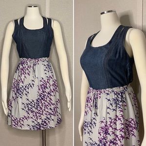 BCBGeneration crossover back mini dress